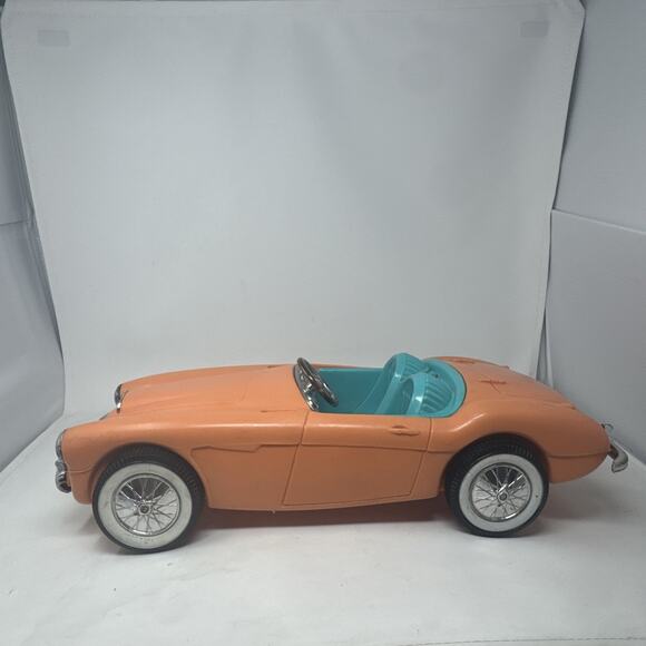Vintage Barbie PINK AUSTIN HEALY 18” SPORTS CAR CONVERTIBLE IRWIN MATTEL 1962 - Picture 1 of 7